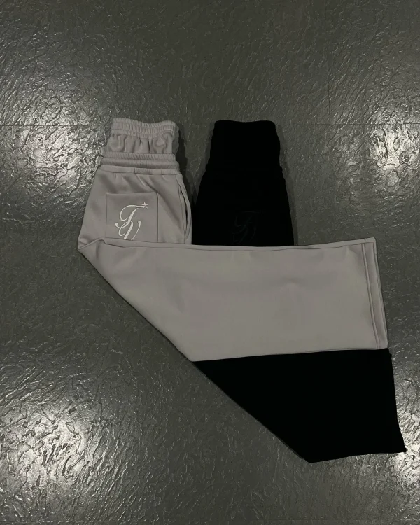 Harajuku Loose Double Waisted Sweatpants Y2K American Solid Color Letter Embroidery Casual Pants Hip Hop Drawstring Waist Jogger - Image 3