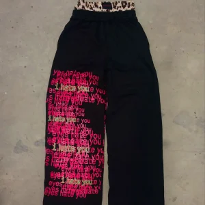 Retro double waist design casual street men pants hip-hop gothic harajuku loose pants Y2K letter pattern sports pants