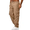 Men's Cargo Trousers Elastic Waist Elastic Multi-pocket Loose Combat Work Pants Outdoor Fitness Sports Casual Pants S-4XL - Image 5